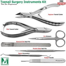 Professional Podiatry Toe Nail Surgery Instruments Ingrown Nail Removal Tools