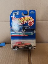 1997 Hot Wheels CLASSIC CADDY Tropicool Series Jamaican Red #695 Factory Seal