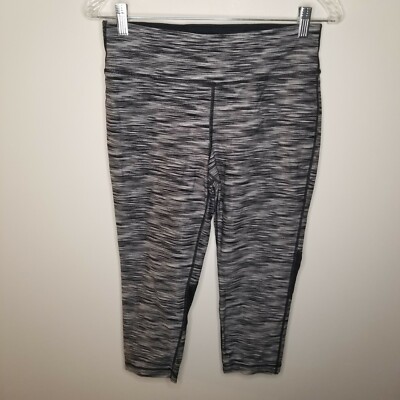 Tommy Hilfiger Sport Womens Gray Activewear Legging Capris Size L
