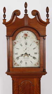 Philadelphia 1800 Chippendale Tall Case Grandfather Clock Thos