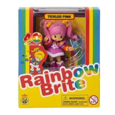 Tickled Pink 40 Years Of Rainbow Brite Mini Figur Cheebee Regenbogen hell