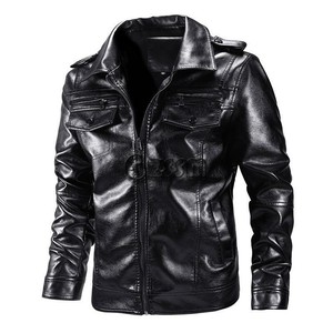 Vintage-Men-039-s-PU-Leather-Slim-Fit-Punk-Zip-Motorcycle-Biker-Jacket-Trench-Coat