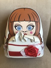 Loungefly Mini Backpack Annabelle The Conjuring Horror Halloween Loungefly Annabelle The Conjuring Figural Cosplay Mini  main image 4