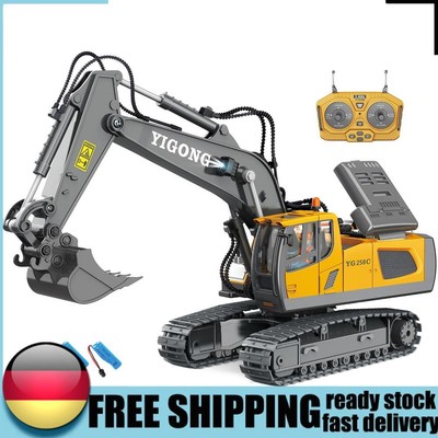 11CH Crawler Remote Control Excavator 1/20 2.4G Wireless RC Car for Boys Gifts