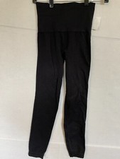 SPANX LOOK AT ME NOW SEAMLESS LEGGINGS FL3515 WOMENS S SMALL BLACK NWOT