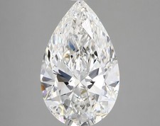 Lab-Grown Diamond 3.14 Ct Pear F VS2 Quality Very good Cut GIA Certified Loose 713.07 per carat