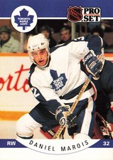 Daniel Marois 1990 Pro Set #284 Toronto Maple Leafs