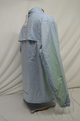 ADIDAS Men's Break the Norm Full-Zip Running Jacket NWT Wonder Blue/Lemon XL - Picture 7 of 10