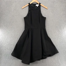 Shilla the Label Dress Womens Small Black Desire To Flare Mini Fit Flare Halter