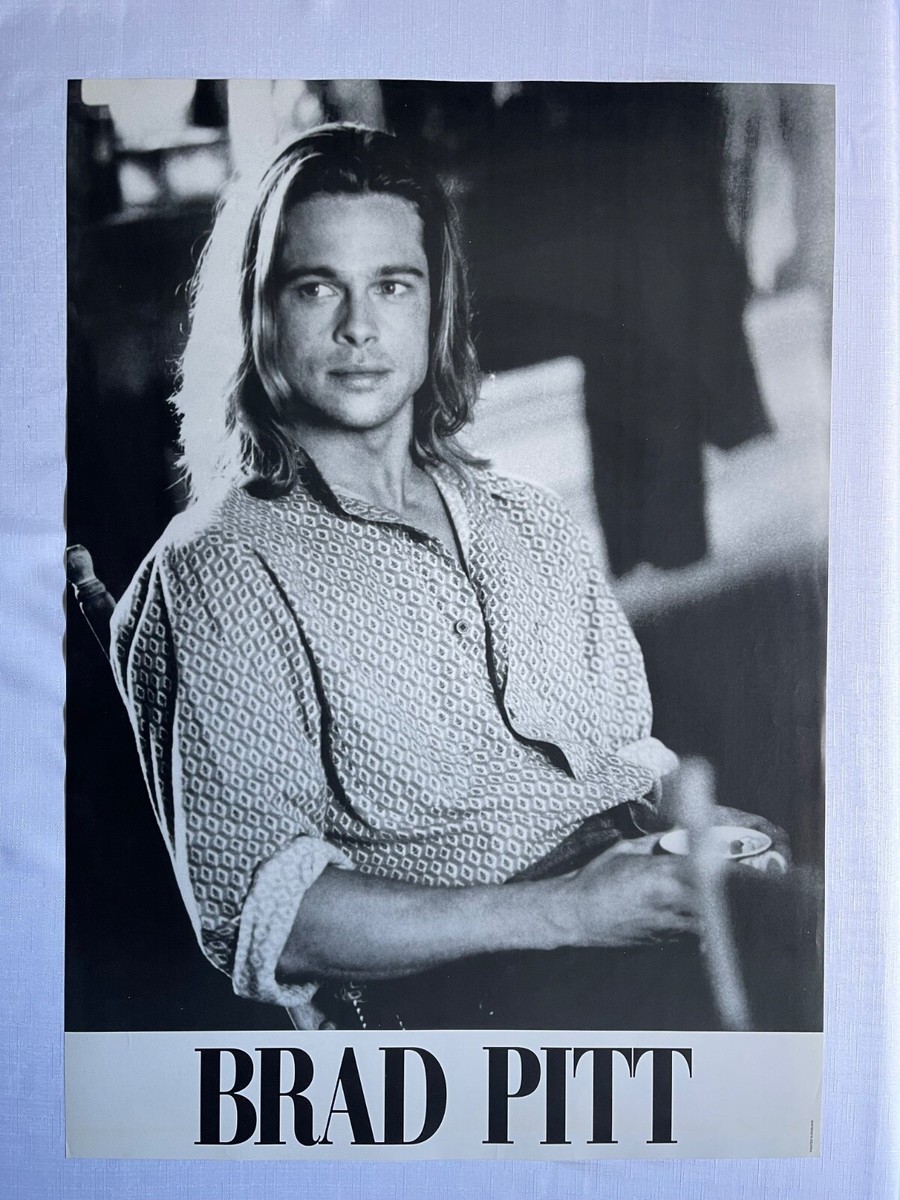 BRAD PITT,AUTHENTIC 1990's POSTER | eBay