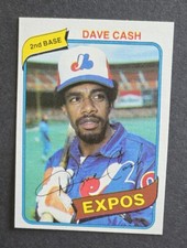 1980 TOPPS #14  Dave Cash  MONTREAL EXPOS  EX-MINT  A