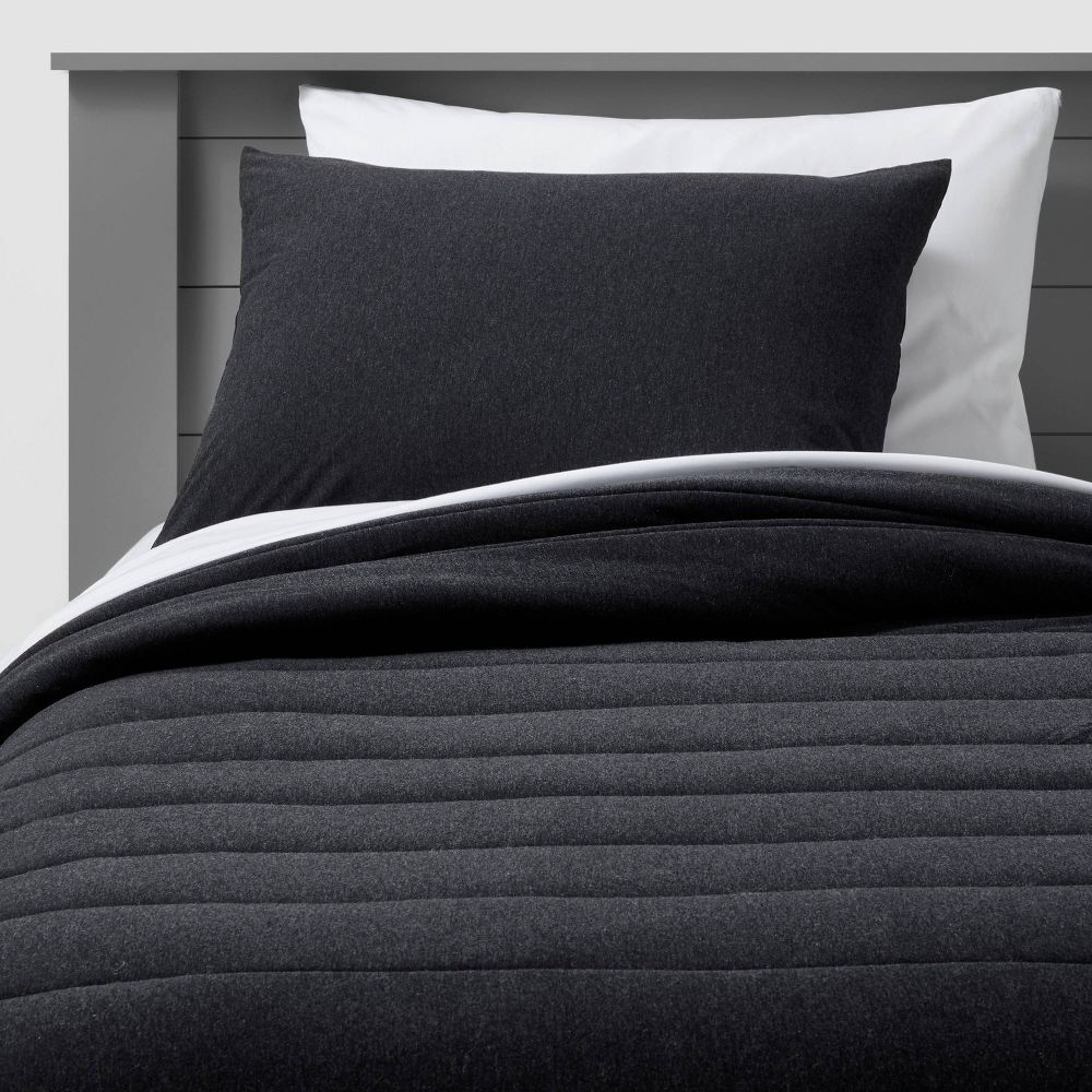 Комплект одеял из джерси с двойным каналом черный - Pillowfort 3590₽