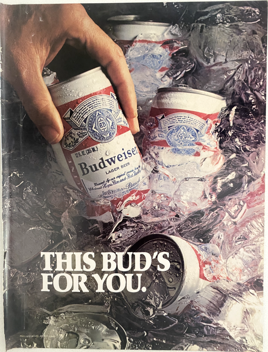 【90s ヴィンテージ】Budweiser This Bud's For You 90s Budweiser This Bud's For You Green T-Shirt - 5 Star Vintage