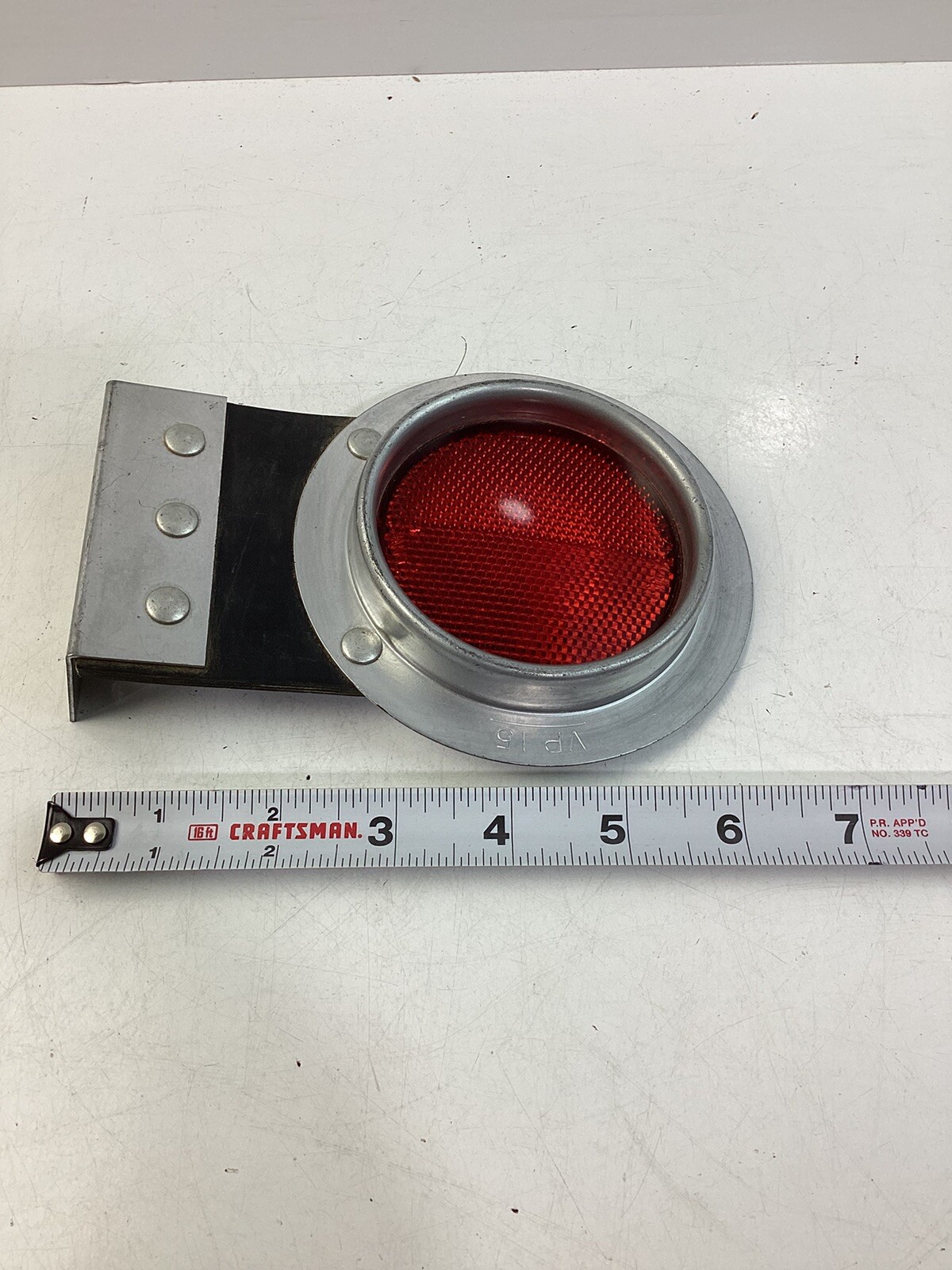 Vintage Stimsonite AGA No 12A Red Reflector 3"