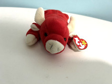 TY Beanie Babies "Snort" Bull 5th Gen, 1995  29 C211 