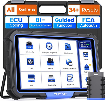 MUCAR VO8 KFZ OBD2 Diagnosegerät Auto Scanner ECU Coding All System Auslesegerät