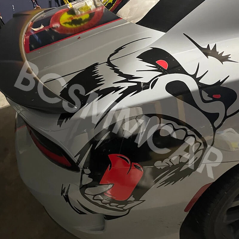 DIY Car Side Body Door Sticker Decal Horror Ape Totem Graphic Vinyl Decoration Foto 4 de 4