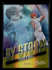 2022 Panini Absolute #BYS-7 Tyler O'Neill By Storm Spectrum Gold #/25