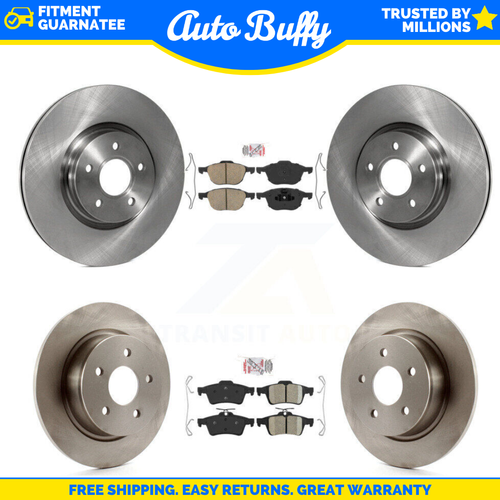 PowerStop Front Semi-Coated Rotor Kit | 2014–2018 Ford Transit Connect (SC6349)