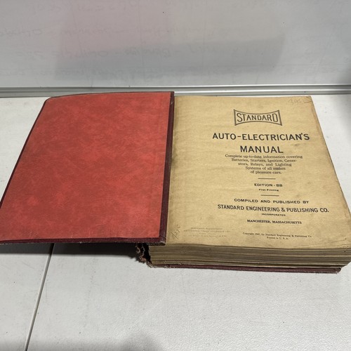 STANDARD AUTO - ELECTRICIANS MANUAL Edition BB 1947 - Picture 8 of 16
