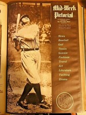 Bound July-Dec 1923 NY Times Mid-Week Pictorial Jack Dempsey, Babe Ruth