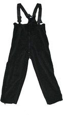 ECWCS Military Clothing MEDIUM LONG Black Polartec Fleece Bib Overalls