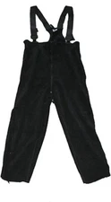 ECWCS Military Clothing MEDIUM LONG Black Polartec Fleece Bib Overalls