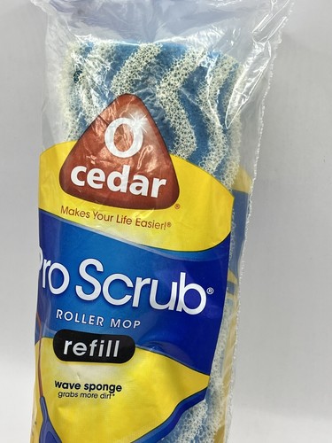 O-Cedar PRO SCRUB Roller Mop Refill Microfiber Wave Sponge Head Replacement NEW - Picture 4 of 10