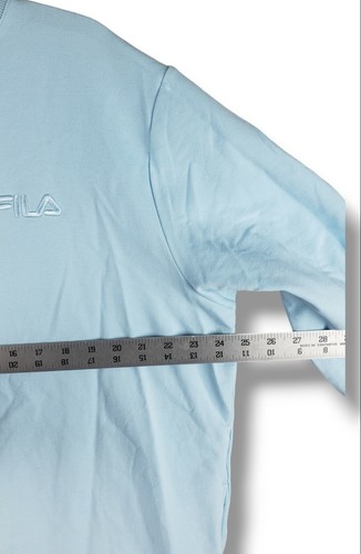 Fila Women's French Terry Long Sleeve Crew Neck Sweatshirt Logo XXL Stained - Picture 11 of 15