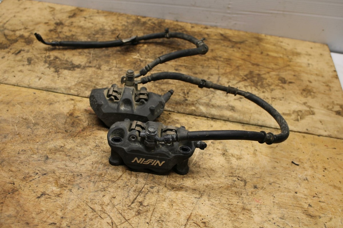 13-18 KAWASAKI NINJA ZX6R RIGHT LEFT FRONT BRAKE CALIPER SET PAIR