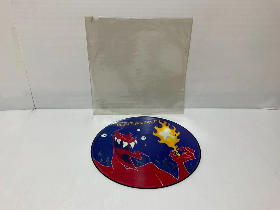 LESS THAN JAKE - LOSING STREAK LP 1998 ORIG 3000 LTD PICTURE VINYL NOFX RANCID - Image 2 of 2