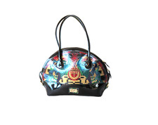 Talja Vera Pelle Handbag Handmade Firenze It Patent Leather Bag Satchel Tote