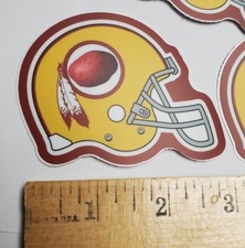 Washington Redskins 🥔 Football 🏈 NFL LOGO STICKERS PACK of 3 WORLDWIDE 🌐 SHIP