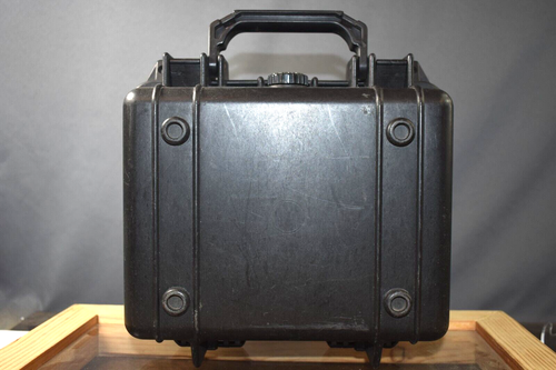 Pelican Mini S Hard Case with foam insert on the bottom only. Approx 10" x 10" - Picture 5 of 9