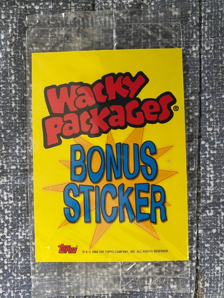 Rare B2 version Pristine-A+ Centering-2004 Wacky Pack ANS1 "COACH MOTEL" - Image 2 of 2
