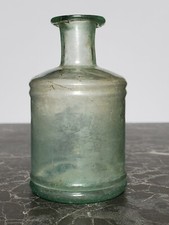 Old Antique Inkwell from the 1800s. Ink Well Glass. 3 inches