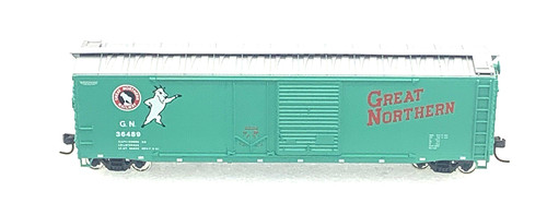 Coche de caja de acero Accurail escala HO Great Northern GN 40' AAR Nº 1585 LN/sin caja | Zustand: Used