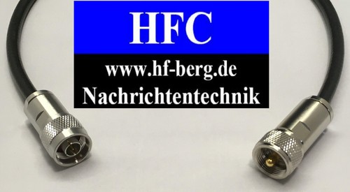 15 m Highflexx 7 konfektioniert mit UHF-Stecker / N-Stecker bis 2,4 GHz / 50 Ω - Picture 2 of 7