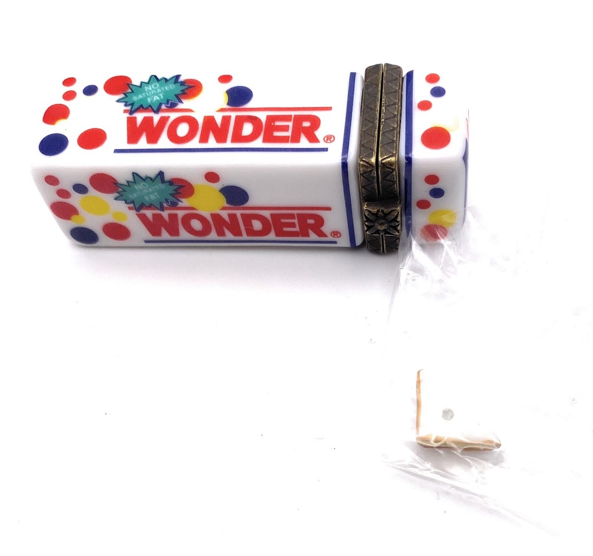 小物入れ Midwest of Cannon Falls/PHB Collection Wonder Bread PHB Miniature Porcelain Hinged Box Midwest of