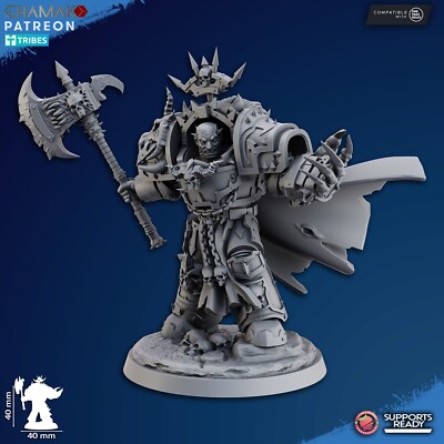 Traitor Exterminator Lord Ghamak für Chaos CSM  Terminator Tabletop Sci-Fi #3