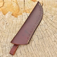 HANDMADE Genuine Leather Hand Crafted BELT Loop SHEATH Holster FIXED BLADE KNIFE