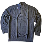 Tommy Hilfiger Structure Cardigan Half Button Charcoal Heather 5XL