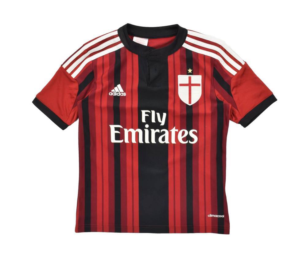 adidas 2014-15 AC Milan トレーニングシャツ　ユニフォーム AC MILAN 2014 2015 HOME FOOTBALL SHIRT SOCCER JERSEY XS
