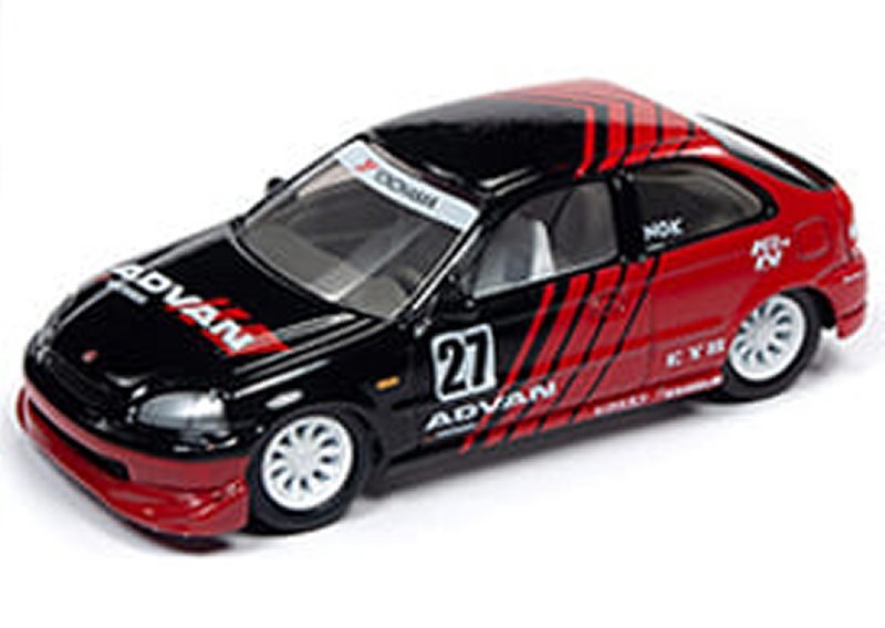ジョニーライトニング★ADVAN★ホンダシビック HONDA Civic - 1988 - ADVAN - Johnny Lightning 1:64 | eBay