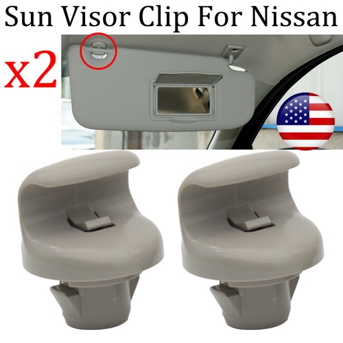 2x For Nissan 350Z 0409 Frontier SUN VISOR RETAINER CLIPS 96409CG000