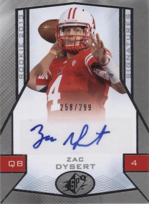 2013 SPx Zac Dysert #85 - 1 of 2
