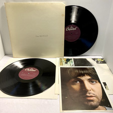 The Beatles - White Album 2LP - Capitol SWBO 101 -Tested EX Vinyl Poster 4 Pics 