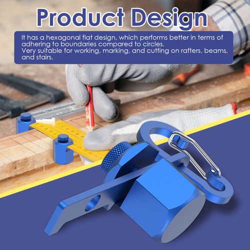Stair Gauge Set Aluminum Alloy Multi Angle Square Auxiliary Clip for ChuAE - Picture 6 of 22