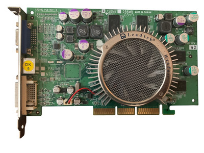 Leadtek WinFast A360 GeForce FX 5700 LE 128MB AGP VGA DVI Win2000/XP