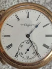 ELGIN Pocket Watch Premier Gold Filled Case Atlas Watch Co 7 Jewel WORKS